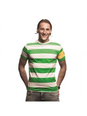 Celtic Captain T-Shirt Green - White 100% cotton