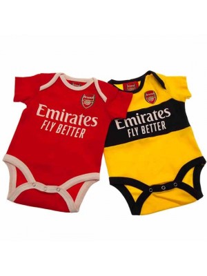 Arsenal FC 2 Pack Bodysuit 12-18 Months
