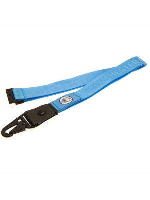 Manchester City FC Deluxe Lanyard with Club Crest
