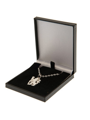 Chelsea FC Silver Plated Boxed Pendant LN - Front View