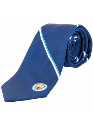 Manchester City FC Stripe Tie in Club Colors