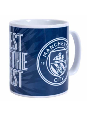 Manchester City FC UCL Mug with Champions League Logo
