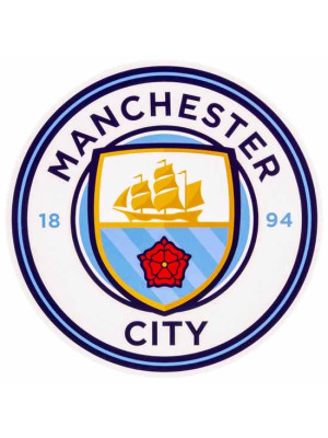 Front View of Manchester City FC Crest Car Sticker