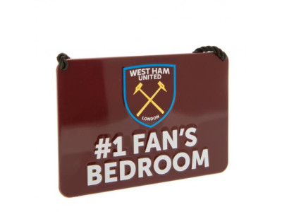 West Ham United skilt - Bedroom Sign No1 Fan