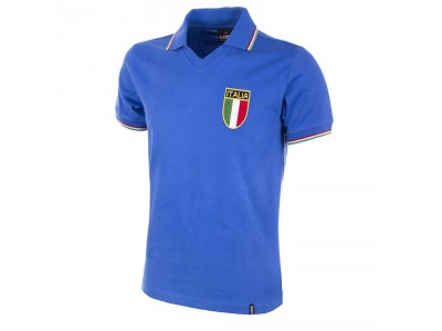 Italien hjemme retro trøje VM 1982 - (På Lager)