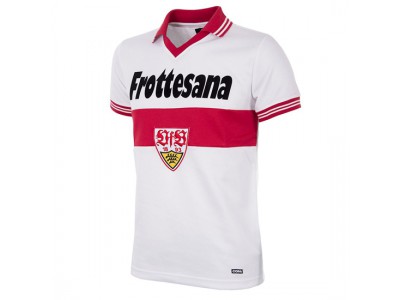 VFB Stuttgart trøje - 1977 - 78 Short Sleeve Retro Football Shirt