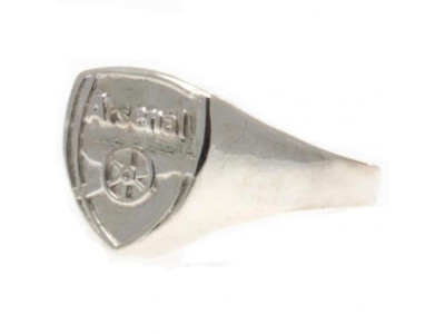 Arsenal ring - Silver Plated Crest Ring - Large