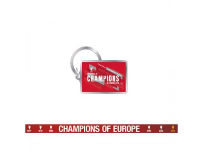 Liverpool nøglering - LFC Champions Of Europe Keyring