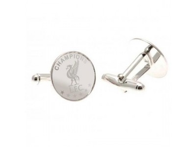 Liverpool manchetknapper - LFC Champions Of Europe Sterling Silver Cufflinks