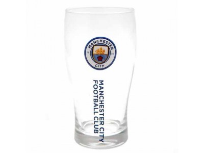 Manchester City pint glas - MCFC Tulip Pint Glass