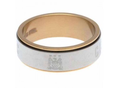 Manchester City ring - MCFC Bi Colour Spinner Ring X-Small