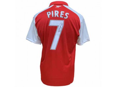 Arsenal trøje autograf Pires Signed Shirt