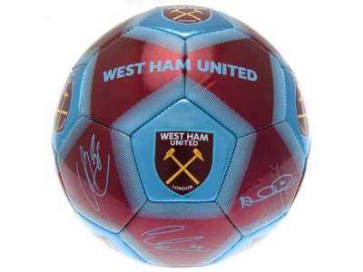 West Ham fodbold - WHFC Football Signature