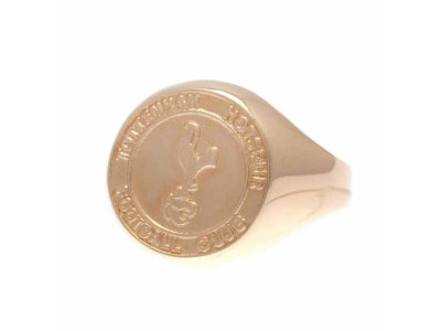 Tottenham Hotspur FC 9ct Gold Crest Ring Medium