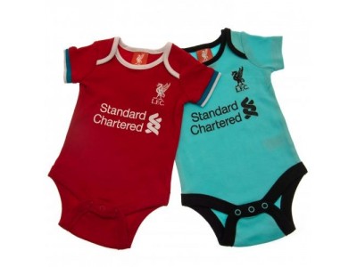 Liverpool baby sæt - LFC 2 Pack Bodysuit 9/12 Months GR