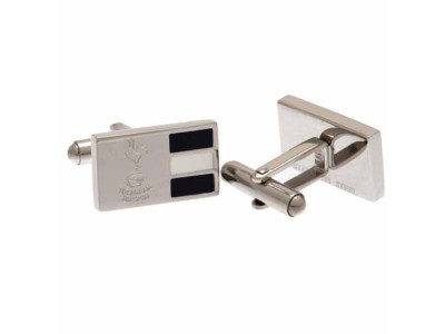 Tottenham manchet - Spurs Stainless Steel Stripe Cufflinks