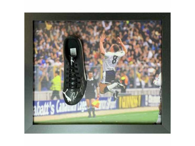 Tottenham Hotspur støvle - THFC Gascoigne Signed Boot (Framed)