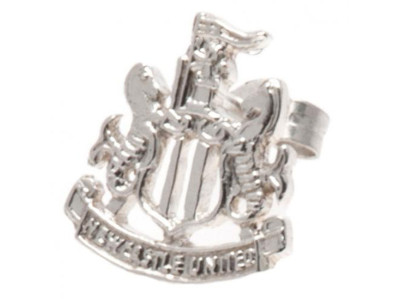Newcastle United ørering - NUFC Sterling Silver Stud Earring