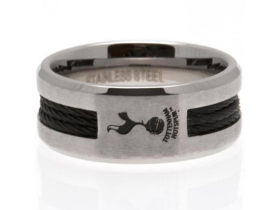 Tottenham Hotspur ring - Black Inlay Ring - Medium