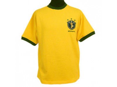 Brasilien hjemme trøje retro VM 1982 - (På Lager)