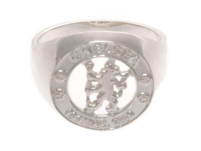 Chelsea FC Sterling Silver Ring Small