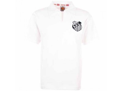 Santos 1960s-1970erne Retro Fodbold Trøje - voksen