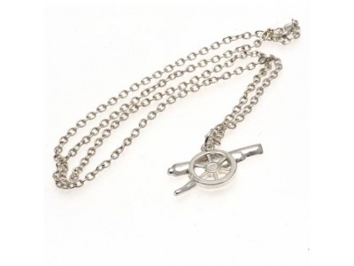 Arsenal kæde med emblem - Silver Plated Pendant & Chain GN