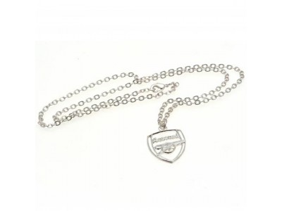 Arsenal halskæde med emblem - Silver Plated Pendant & Chain CR