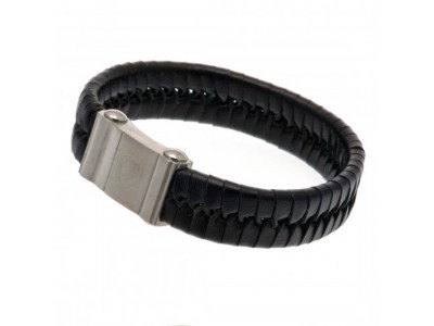 Arsenal armbånd læder - Single Plait Leather Bracelet