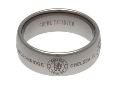 Chelsea FC Super Titanium Ring Small