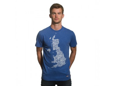 UK Grounds T-Shirt Blue Mêlée