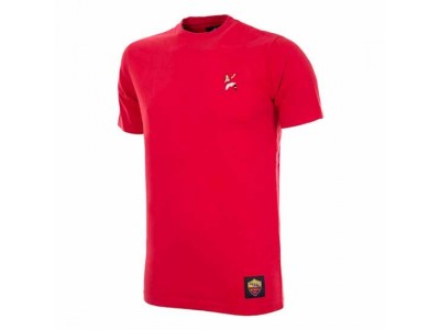AS Roma Pixel T-Shirt i rød - fra Copa