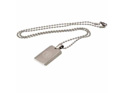Chelsea hunde skilt og snor - Dog Tag & Chain PT
