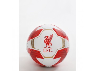 Liverpool Fodbold Størrelse 5 - rød-hvid