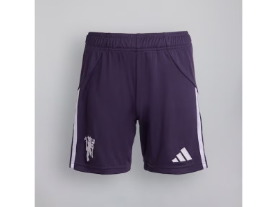 Manchester United ude shorts 2025/26 - børn