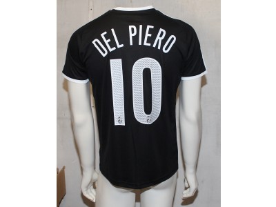 Puma Liga trøje - sort - Del Piero 10 - Qatar Airways