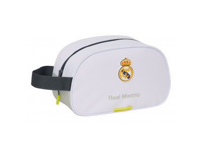 Real Madrid toilettaske - stor - hvid