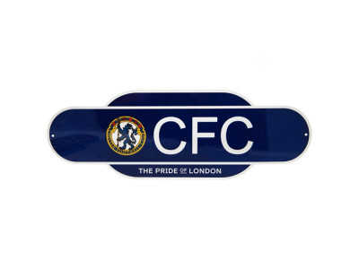 Chelsea skilt - CFC Colour Retro Sign