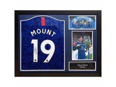Chelsea trøje - CFC Mount Signed Shirt (Framed)
