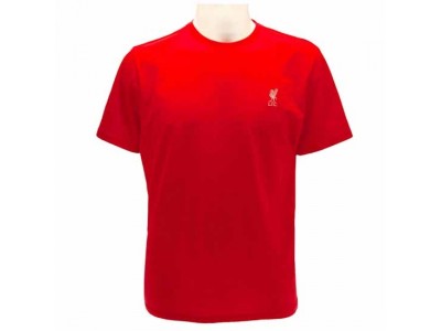 Liverpool t-shirt - LFC Embroidered T Shirt Mens Red - Small
