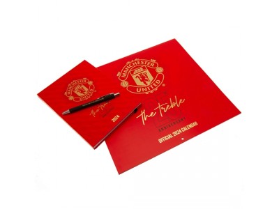 Manchester United kalender - Calendar & Diary Musical Gift Box 2024