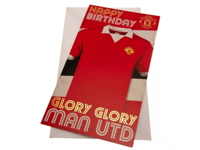 Manchester United kort - MUFC Birthday Card Retro