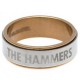 West Ham United FC Bi Colour Spinner Ring X-Small CT