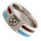 West Ham United FC Colour Stripe Ring Small