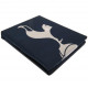 Detailed shot of the blue color design with Tottenham logo