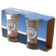 Manchester City FC 2 Pack Shot Glass Set