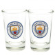 Manchester City FC 2 Pack Shot Glass Set