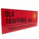 Manchester United FC Street Sign Red