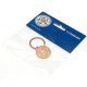 Leicester City FC Rose Gold Plated Keyring