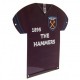 West Ham United FC Metal Shirt Sign